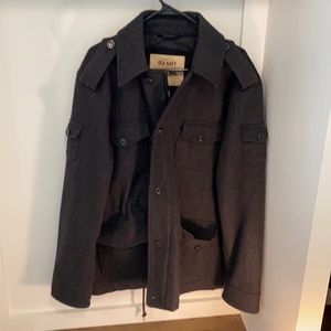 Dark Grey Men’s Old Navy Wool Coat
